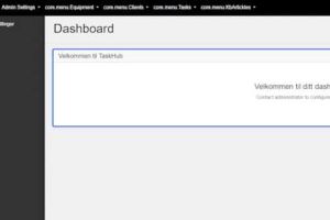 Task Hub dashboard i betaversjon