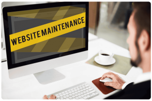 Illustrasjon av nettsidevedlikehold