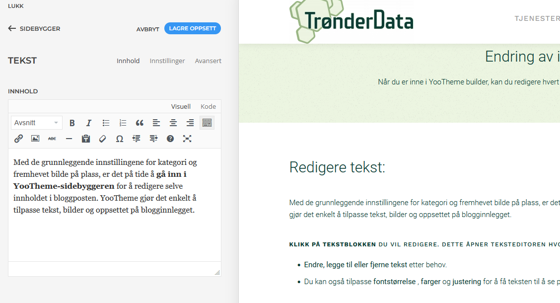 alle våre nettsider er mobil vennlige og responsive