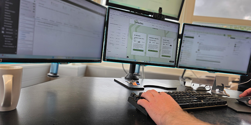 timebank fjernsupport – Trønder Data tekniker hjelper kunde via skjermdeling