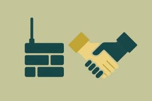 Illustrasjon av SMB-bedrift med sikkert og driftet nettverk i Trøndelag